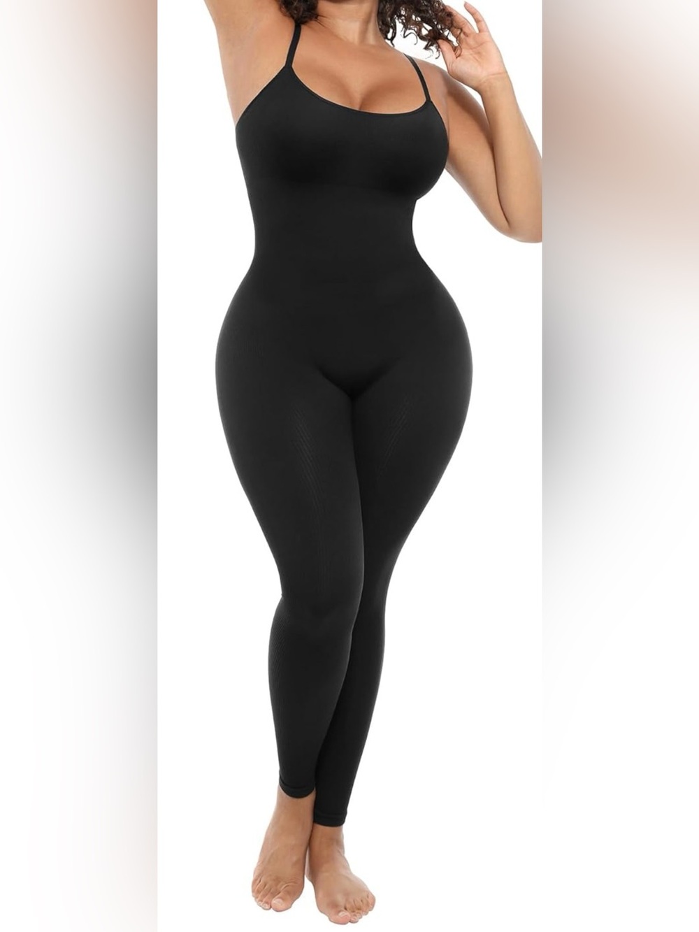NWT Tummy Control Jumpsuit Leotard One Piece Seamless 3X/4X